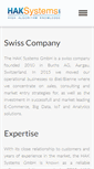 Mobile Screenshot of haksystems.com